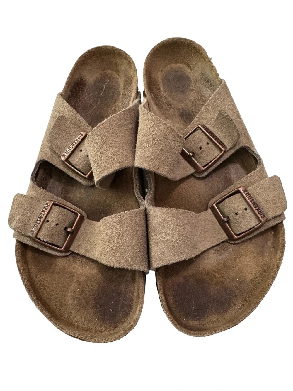 Arizona Suede Sandal Tan 42